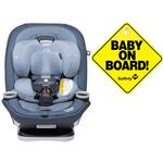 Maxi-Cosi Magellan Max XP Convertible Car Seat - Nomad Blue with Baby on Board Sign