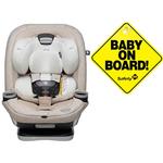 Maxi-Cosi Magellan Max XP Convertible Car Seat - Nomad Sand with Baby on Board Sign