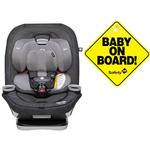 Maxi-Cosi Magellan Max XP Convertible Car Seat - Nomad Black with Baby on Board Sign