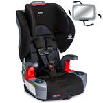 Britax Grow with You ClickTight Harness-2-Booster Car Seat - Cool Gray with Backseat Mirror 