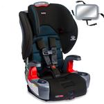 Britax Grow with You ClickTight Harness-2-Booster Car Seat - Cool Flow Teal with Backseat Mirror 