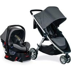 Britax S05588100 B-Lively Travel System with B-Safe Ultra Infant Care Seat - Gris