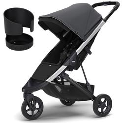 Thule Spring Stroller - Shadow Grey with Cup Holder 