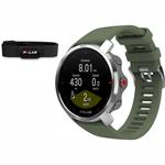 Polar Grit X Multi-Sport GPS Watch - Green (M/L) with H10 Heart Rate Monitor 