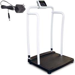 Rice Lake 250-10-2-AC Bariatric Handrail Scale with  AC Adapter 1000 x 0.2 lb
