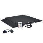 Detecto 6400-AC Portable Wheelchair Scale 32 in x 36 in with AC Adapter - 1000 lb x 0.2 lb