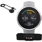 Polar Vantage V2 Premium Multisport Smartwatch with GPS and Wrist-Based Heart Rate - Grey-Lime (M/L) with USB Charging Cable 