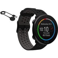 Polar Vantage M2 Advanced Multisport Smart Watch with GPS and Heart Rate - Black/Grey (S/L) with BONUS USB Charging Cable