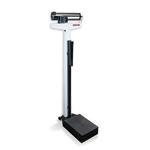 Rice Lake RL-MPS-50 Medical Mechanical Physician Scale with Color Coded Weigh Beam - 450 lb x 4 oz / 200 kg x 100 g