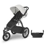 UPPAbaby Ridge Jogging Stroller - Bryce (White/Carbon) with Parent Console 