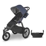 UPPAbaby Ridge Jogging Stroller - Reggie (Slate Blue/Carbon) with Parent Console 