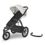 UPPAbaby Ridge Jogging Stroller - Bryce (White/Carbon) with Bumper Bar