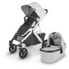 UPPAbaby 0320-VIS-US-ATH VISTA V2 Stroller - ANTHONY (white and grey chenille/carbon/chestnut leather)