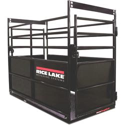 Rice Lake 226205 SLV RoughDeck Legal For Trade 3 x 8 ft Livestock Scale with swing gates 4000 x 1 lb