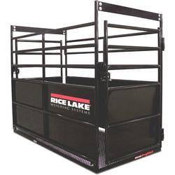 Rice Lake 226207 SLV RoughDeck Legal For Trade 4 x 8 ft Livestock Scale with swing gates 4000 x 1 lb