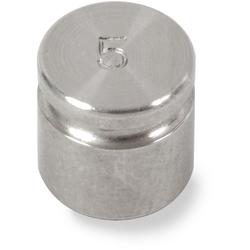 Troemner 83040203 ASTM Class 5 Cylindrical Calibration Weight With Accredited Certificate 5g